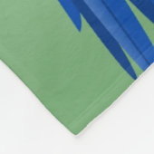 Couverture Polaire Cadeaux bleus de perroquet (Coin)