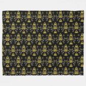 Couverture Polaire Cadeaux British Narrowboat (Devant (Horizontal))