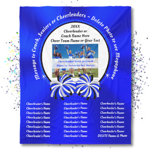 Couverture Polaire Cadeaux Cheerleen pour les aînés, Cadeaux Coach Ch