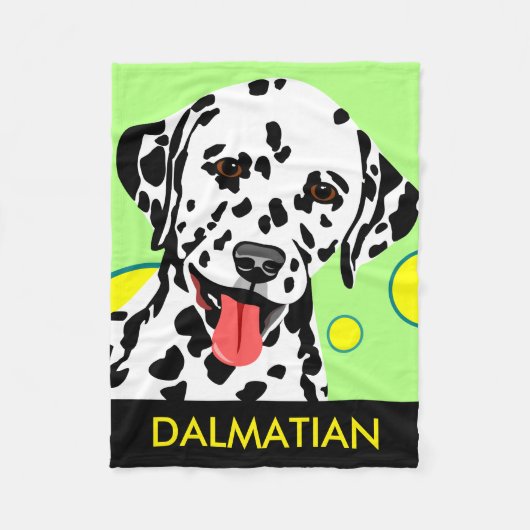 Couverture Polaire Cadeaux dalmatiens d'amoureux des chiens (Devant)