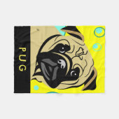 Couverture Polaire Cadeaux d'amant de carlin (Devant (Horizontal))