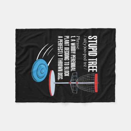 Couverture Polaire Cadeaux de golf sur disque (Devant (Horizontal))