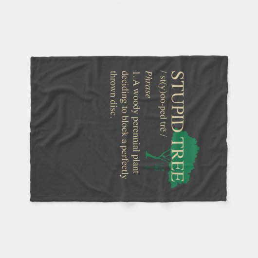 Couverture Polaire Cadeaux de golf sur disque (Devant (Horizontal))