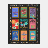 Couverture Polaire Cadeaux de l'enseignant pour les femmes Hommes, Ap (Devant)