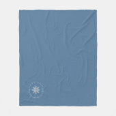 Couverture Polaire Cadeaux de mariage poussiéreux bleu hiver pour inv (Devant)
