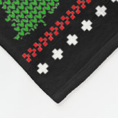 Couverture Polaire Cadeaux de pyjama de pull de Noël moche de Disc Go (Coin)