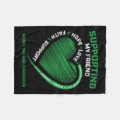 Couverture Polaire Cadeaux de sensibilisation aux maladies du rein po (Devant (Horizontal))