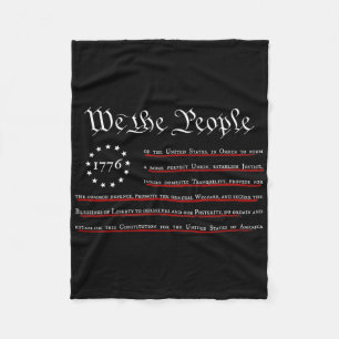 Couverture Polaire Cadeaux de teckel chien 4 juillet drapeau américai