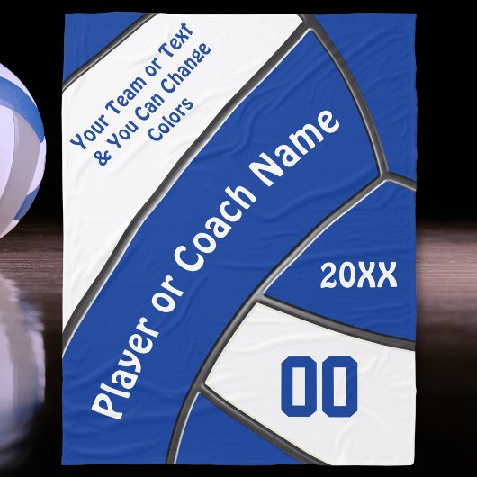 Couverture Polaire Cadeaux de volley-ball personnalisés pour joueurs 