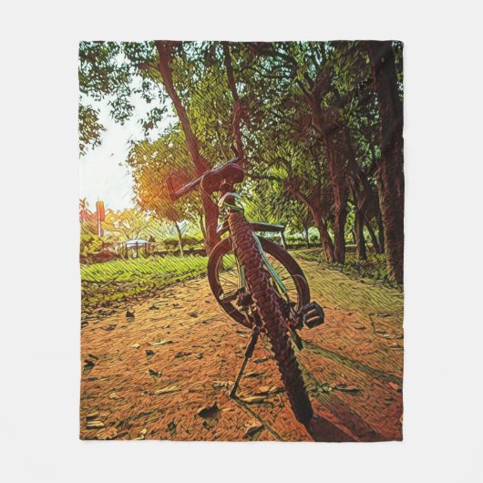 Couverture Polaire cadeaux de VTT (Devant)