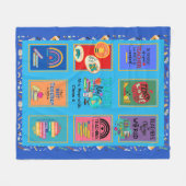 Couverture Polaire Cadeaux d'enseignant personnalisé Appréciation Mer (Devant (Horizontal))