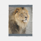 Couverture Polaire Cadeaux Lion Lovers (Devant)