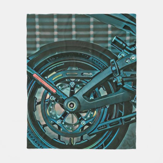 Couverture Polaire Cadeaux motocyclistes (Devant)