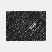 Couverture Polaire Cadeaux personnalisés de physique pour des (Devant (Horizontal))