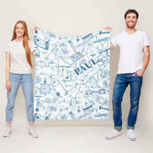 Couverture Polaire Cadeaux personnalisés de physique pour des