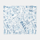 Couverture Polaire Cadeaux personnalisés de physique pour des (Devant (Horizontal))