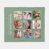 Couverture Polaire CADEAUX PHOTOGRAPHIQUES GRANDS-PARENTS - Couvertur (Devant (Horizontal))