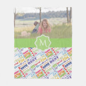 Couverture Polaire Cadeaux Uniques Et Spéciaux 95e Anniversaire (Devant)