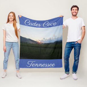 Couverture Polaire Cades Cove Tennessee Mountains Fleece Blanket