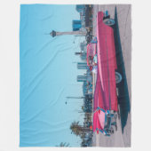 COUVERTURE POLAIRE CADILLAC ROSE (Devant)