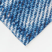 Couverture Polaire Cadre en tissu à deux tons blanchis (Coin)