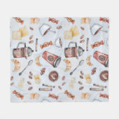 Couverture Polaire Café caféine caféine (Devant (Horizontal))