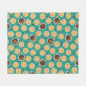 Couverture Polaire Café et cookies (Devant (Horizontal))