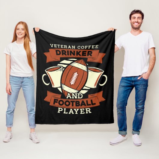 Couverture Polaire Café Football (En situation)