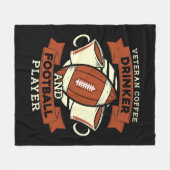 Couverture Polaire Café Football (Devant (Horizontal))