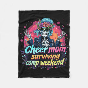 Couverture Polaire Café Parent Cheerleader Cheer Mom Surviving Com