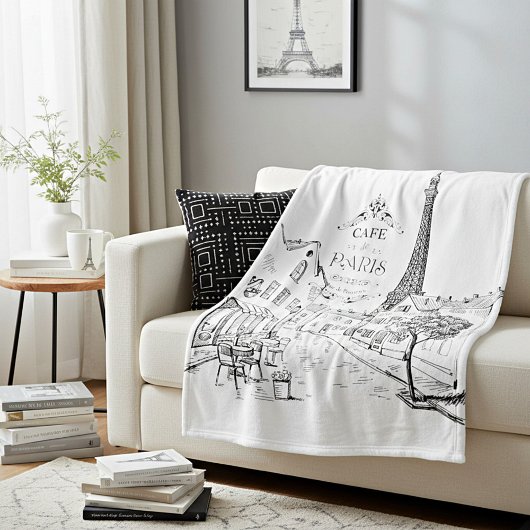 Couverture Polaire Café Paris