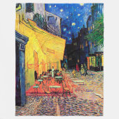 Couverture Polaire Café Terrasse à Night, Vincent van Gogh (Devant)