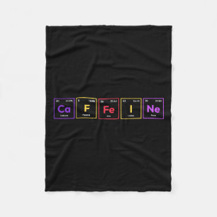 Couverture Polaire Caféine Molécule Café Formule chimique Chemisier