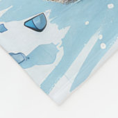 Couverture Polaire Cairn Terrier Chien Winter Wonderland Noël Joie (Coin)