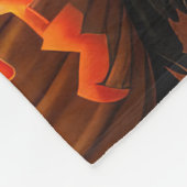 Couverture Polaire Cairn Terrier Halloween Éffrayant (Coin)