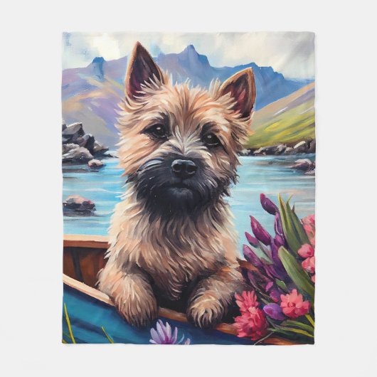 Couverture Polaire Cairn Terrier sur une pagaie : Une aventure Pittor (Devant)