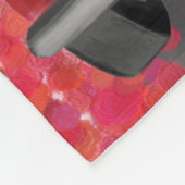 Couverture Polaire Cairn Terrier voiture avec coeur Valentine's (Coin)