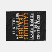 Couverture Polaire Calculus Teacher Funny Math Professor  (Devant (Horizontal))