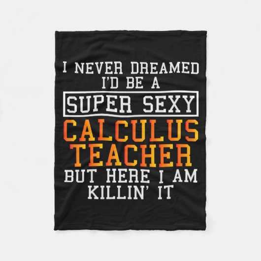 Couverture Polaire Calculus Teacher Funny Math Professor  (Devant)