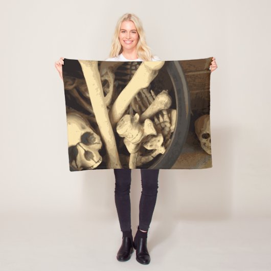 Couverture Polaire Caldron des os. (En situation)