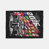 Couverture Polaire Calendrier 2026 Circuit de Course Programme Lieux  (Devant (Horizontal))