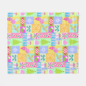 Couverture Polaire Calendrier de Noël (Devant (Horizontal))