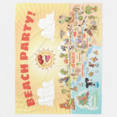 Couverture Polaire California Beach Party (Devant)