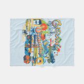 Couverture Polaire California Dreaming (Devant (Horizontal))