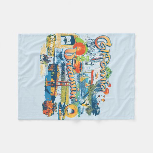 Couverture Polaire California Dreaming (Devant (Horizontal))