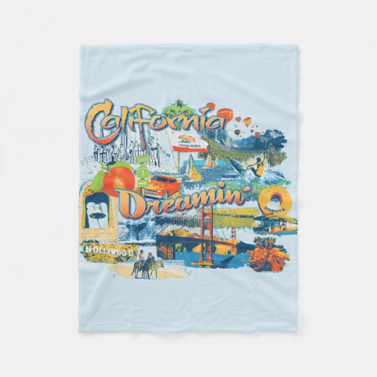 Couverture Polaire California Dreaming (Devant)