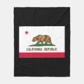 Couverture Polaire California State Flag Design (Devant)