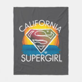Couverture Polaire California Supergirl Sunset Graphic (Devant)