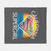 Couverture Polaire California Supergirl Sunset Graphic (Devant (Horizontal))
