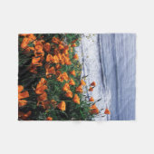 Couverture Polaire Californie, Big Sur Coast, Californie Pavot (Devant (Horizontal))